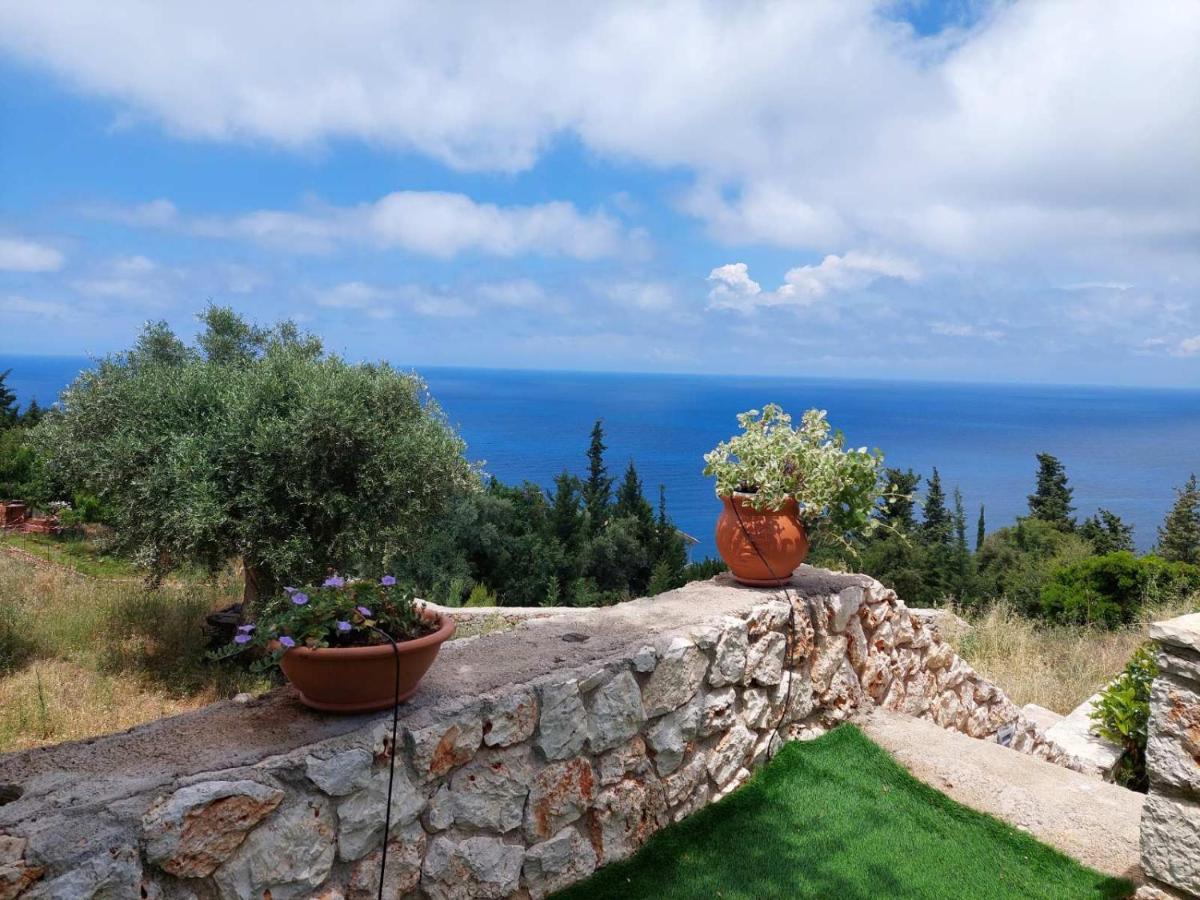 Villa Nereid Glafki - Enjoy Summer Sunsets Айос-Никитас Экстерьер фото