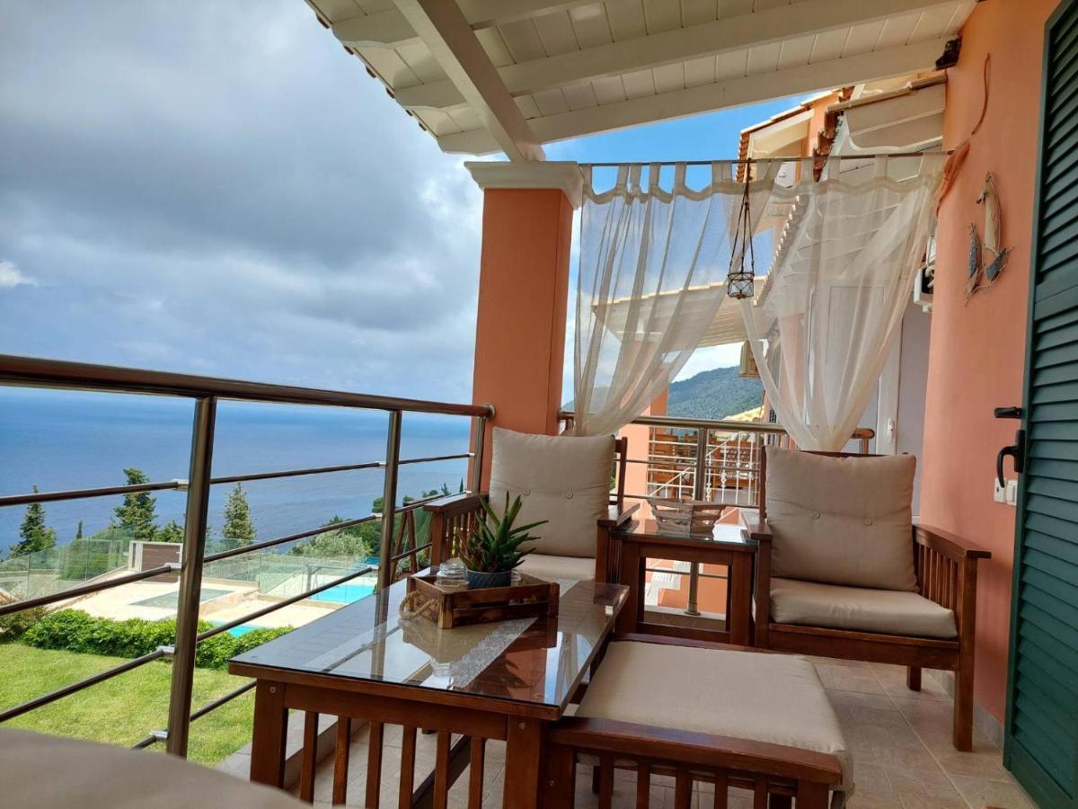 Villa Nereid Glafki - Enjoy Summer Sunsets Айос-Никитас Экстерьер фото